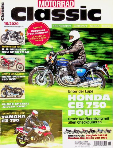 Deckblatt Motorrad Classic (10/2020)